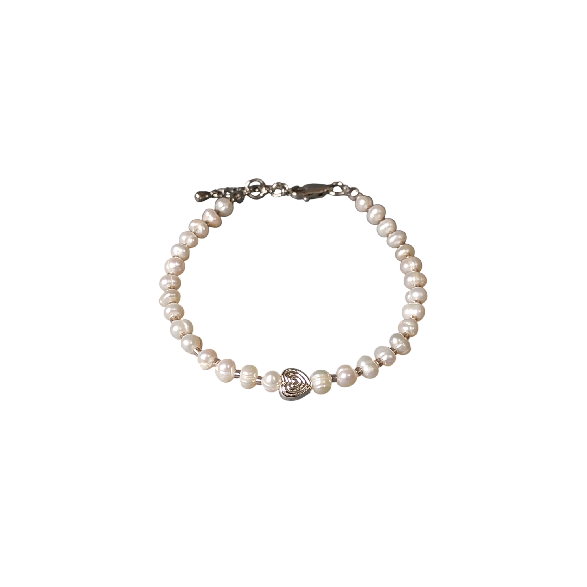 Браслет з перлин на замочку